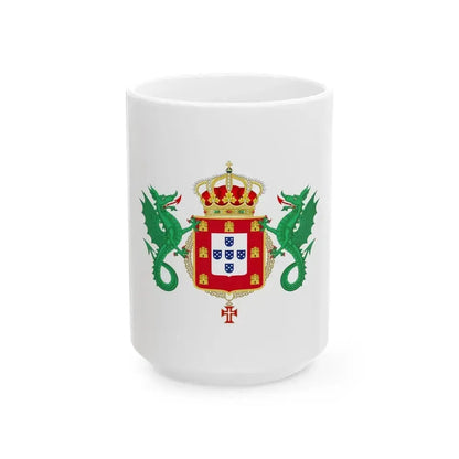 Coat of Arms of the Kingdom of Portugal 1640-1910 - White Coffee Mug 15oz - Go Mug Yourself