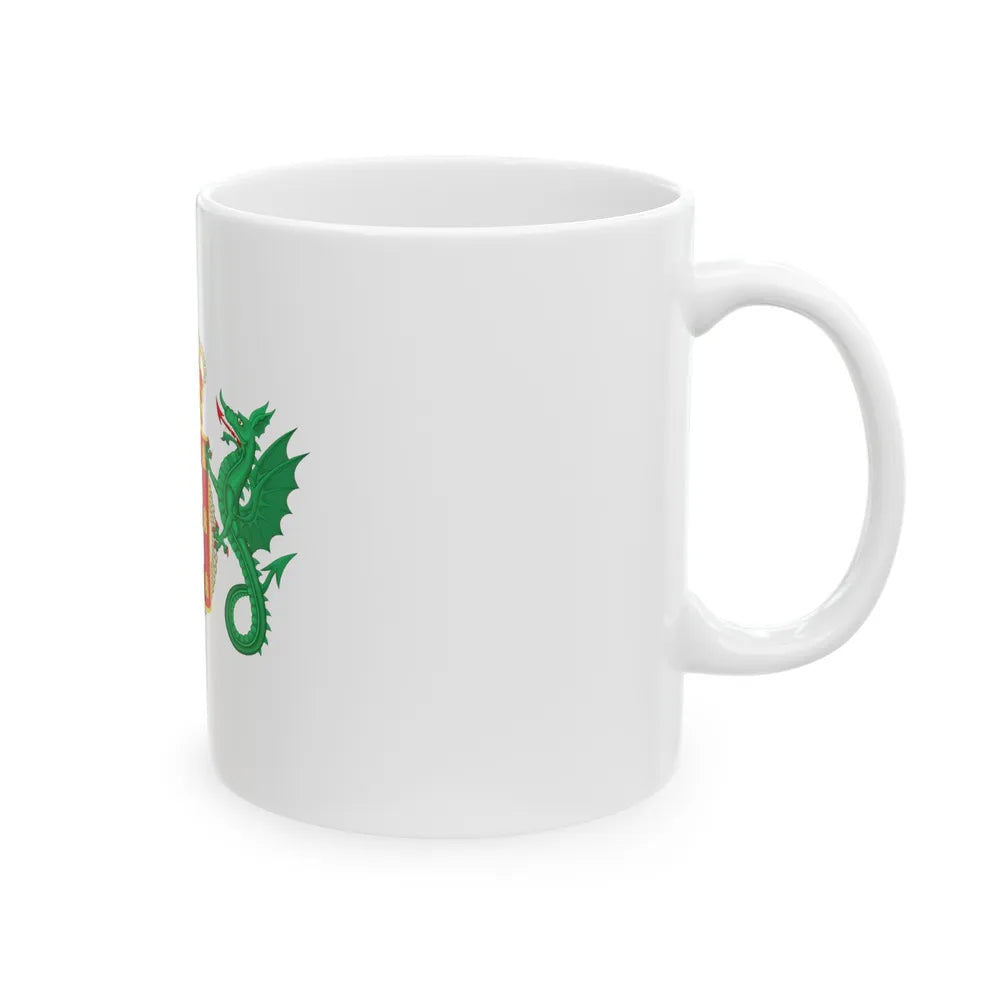 Coat of Arms of the Kingdom of Portugal 1640-1910 - White Coffee Mug-Go Mug Yourself