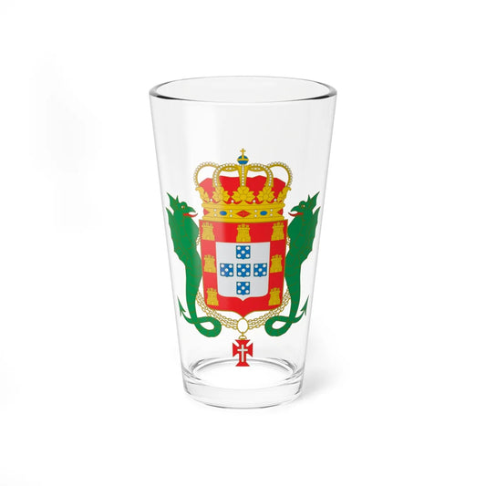 Coat of arms of the Kingdom of Portugal Enciclopedie Diderot (Spain) (Coat of Arms) Pint Glass 16oz 16oz - Go Mug Yourself