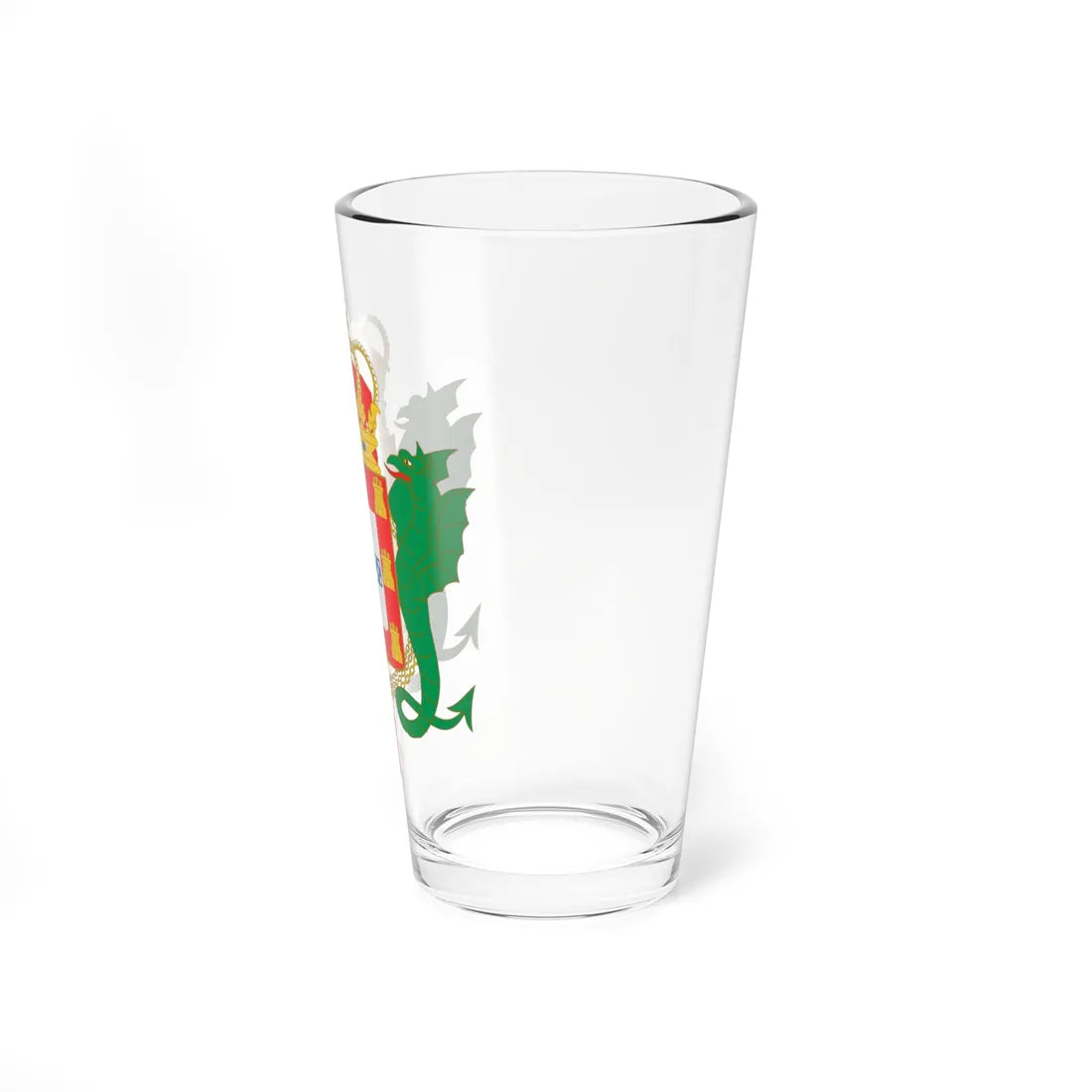 Coat of arms of the Kingdom of Portugal Enciclopedie Diderot (Spain) (Coat of Arms) Pint Glass 16oz - Go Mug Yourself