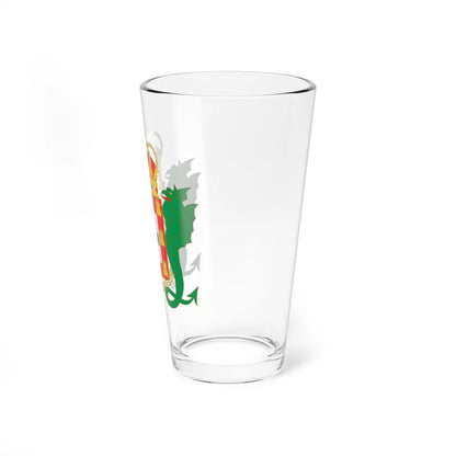 Coat of arms of the Kingdom of Portugal Enciclopedie Diderot (Spain) (Coat of Arms) Pint Glass 16oz - Go Mug Yourself