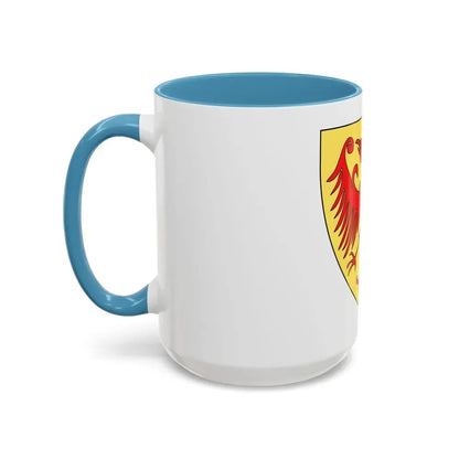 Coat of arms of the Kingdom of Serbia (medieval) - Accent Coffee Mug - Go Mug Yourself