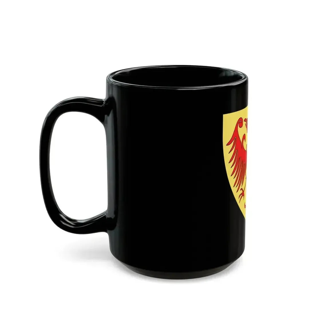 Coat of arms of the Kingdom of Serbia (medieval) - Black Coffee Mug - Go Mug Yourself