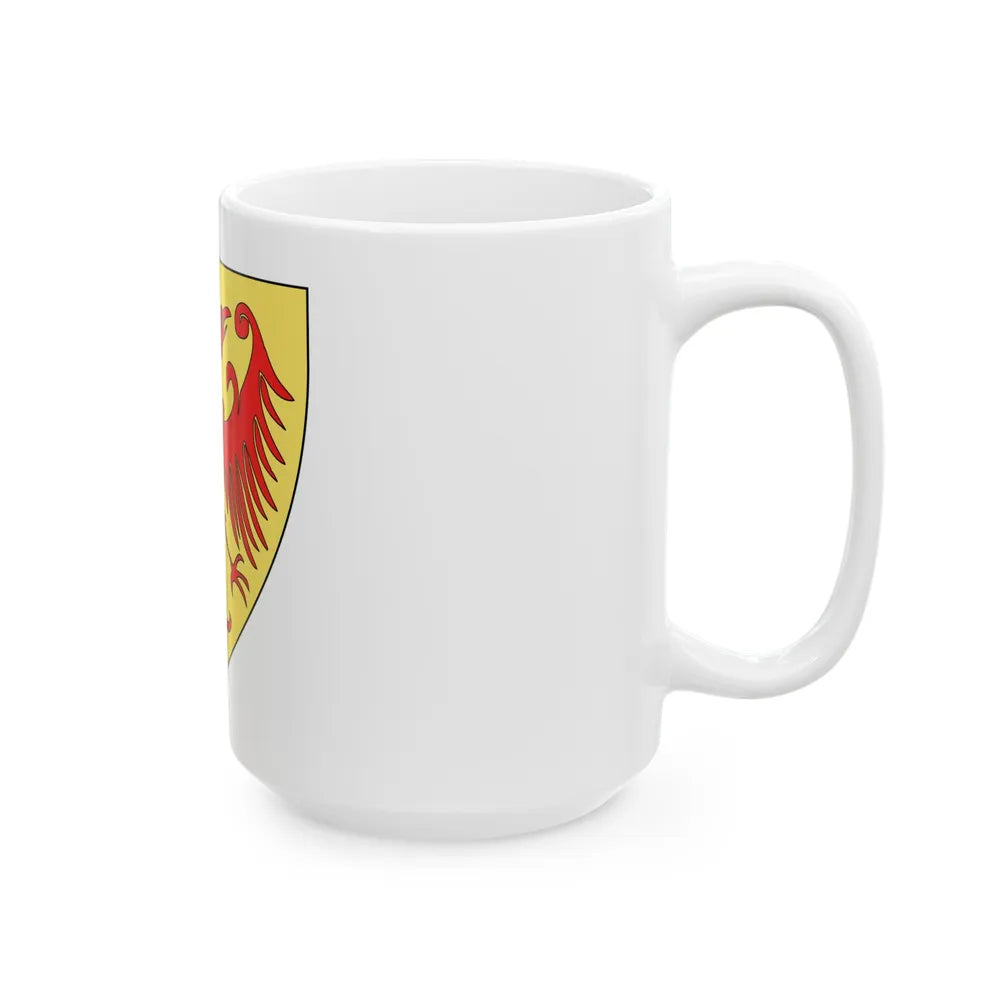 Coat of arms of the Kingdom of Serbia (medieval) - White Coffee Mug-Go Mug Yourself