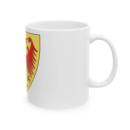 Coat of arms of the Kingdom of Serbia (medieval) - White Coffee Mug-Go Mug Yourself