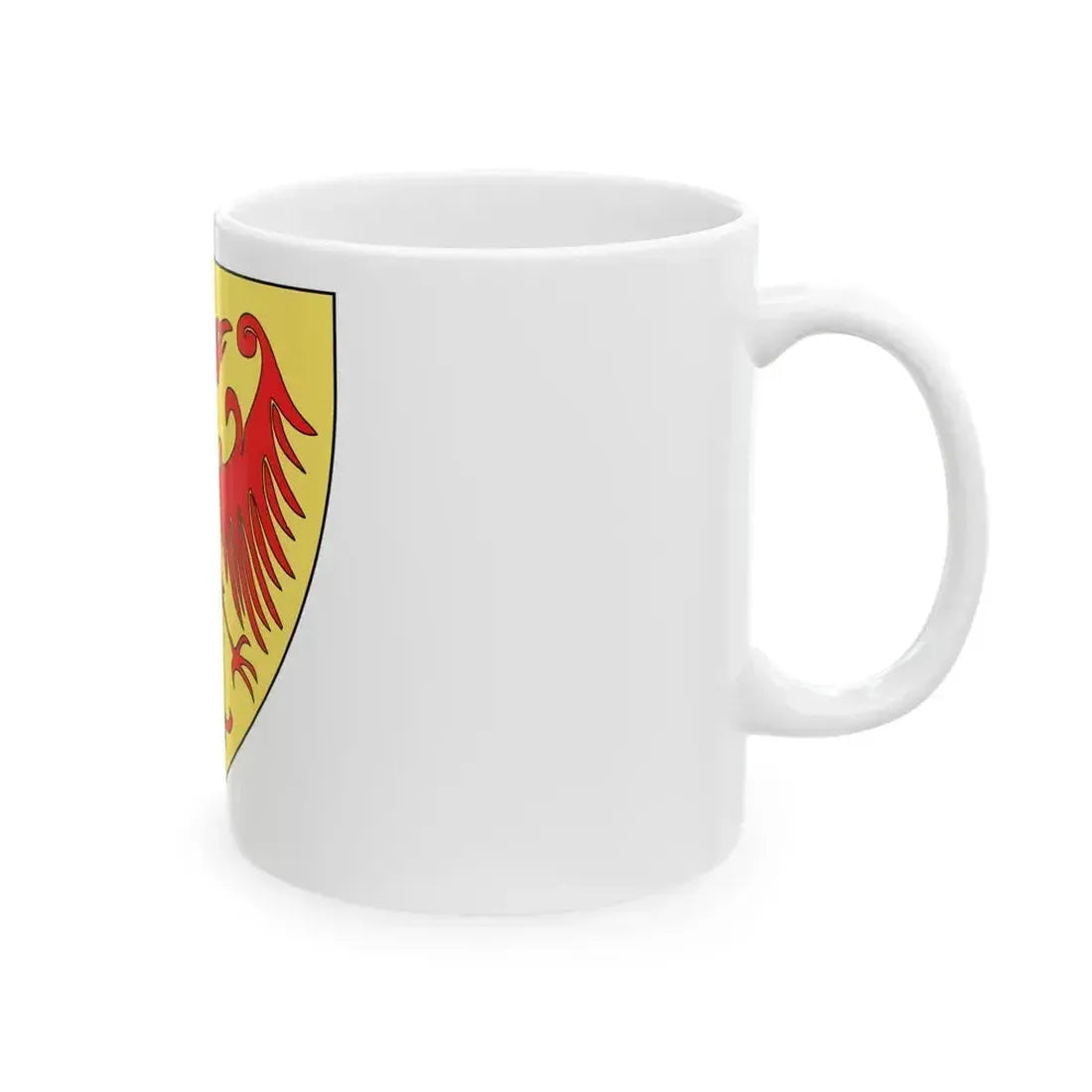 Coat of arms of the Kingdom of Serbia (medieval) - White Coffee Mug - Go Mug Yourself