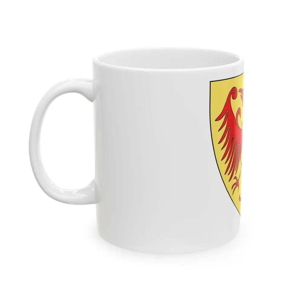 Coat of arms of the Kingdom of Serbia (medieval) - White Coffee Mug-Go Mug Yourself