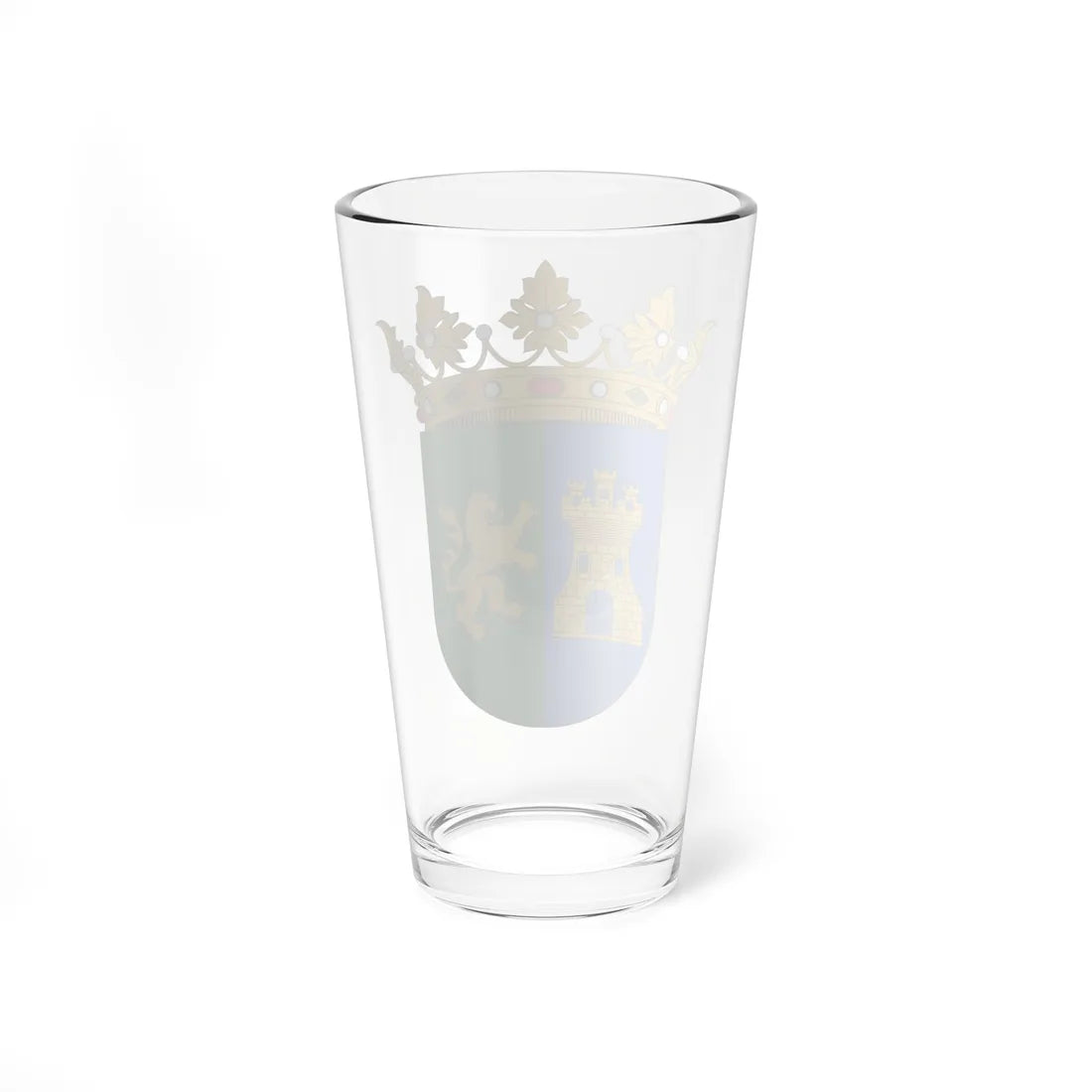 Coat of Arms of the Kingdom of Yucatan (Costa Rica) (Coat of Arms) Pint Glass 16oz - Go Mug Yourself