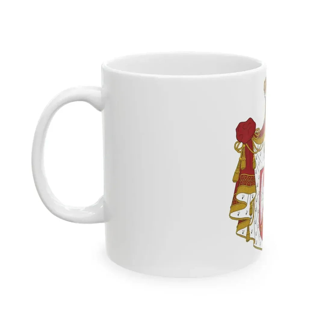 Coat of arms of the Kingdom of Yugoslavia - White Coffee Mug - Go Mug Yourself