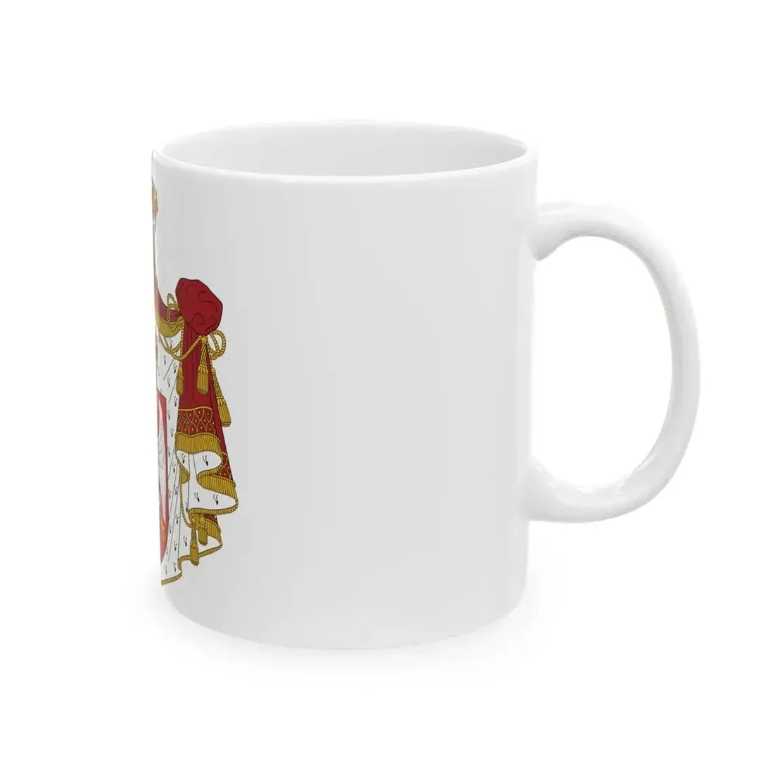 Coat of arms of the Kingdom of Yugoslavia - White Coffee Mug - Go Mug Yourself