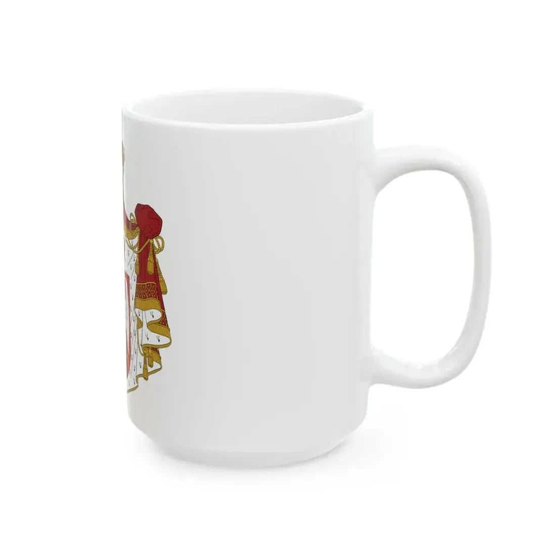 Coat of arms of the Kingdom of Yugoslavia - White Coffee Mug - Go Mug Yourself