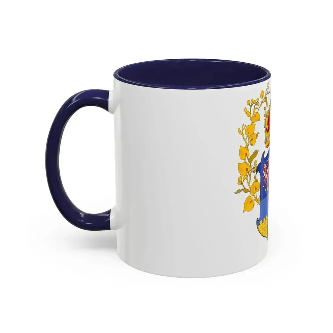 Coat of arms of the lands of the Bohemian Crown - Accent Coffee Mug - Go Mug Yourself