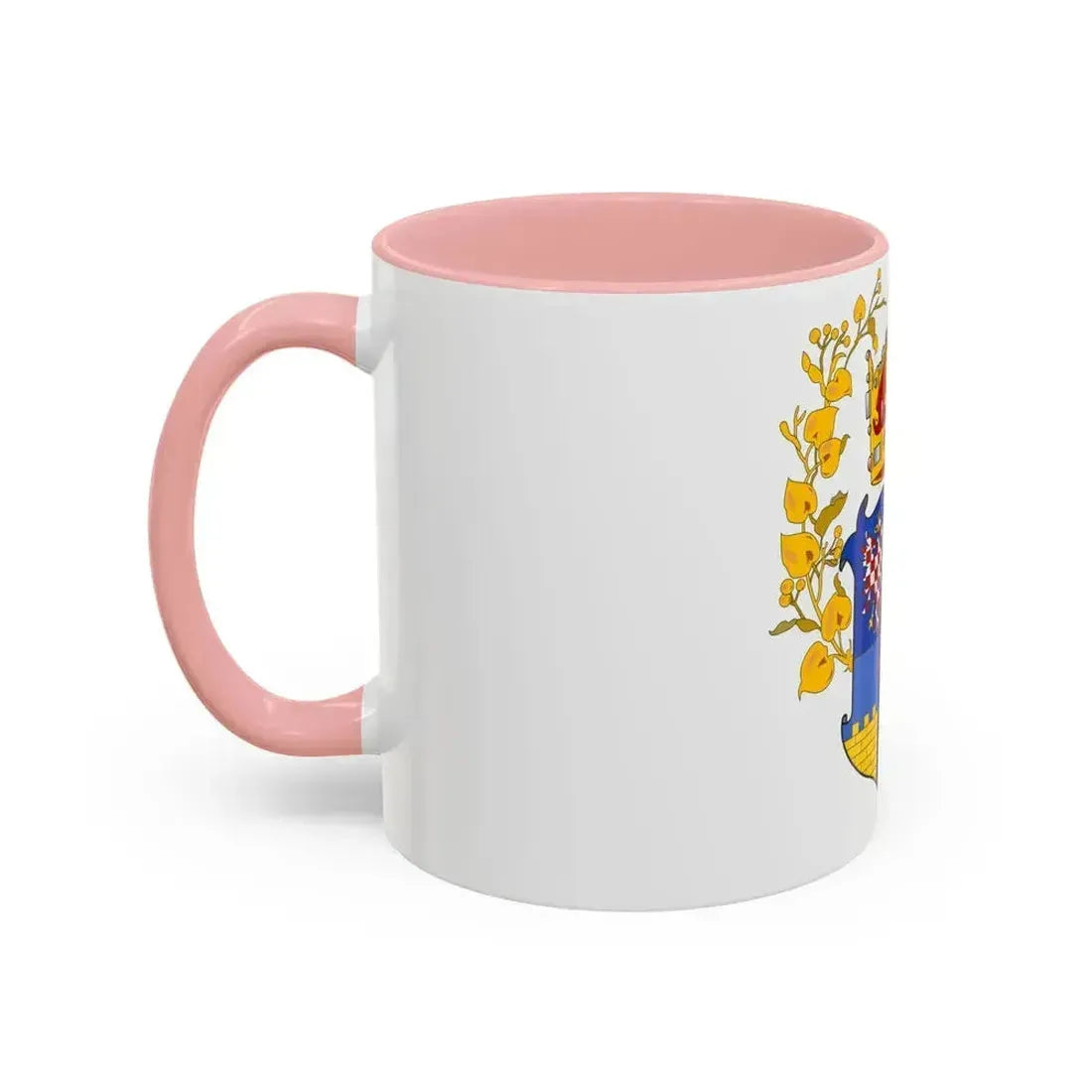 Coat of arms of the lands of the Bohemian Crown - Accent Coffee Mug - Go Mug Yourself