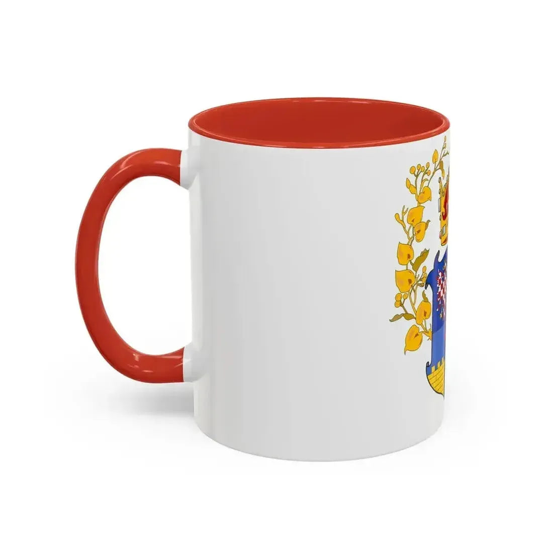 Coat of arms of the lands of the Bohemian Crown - Accent Coffee Mug - Go Mug Yourself
