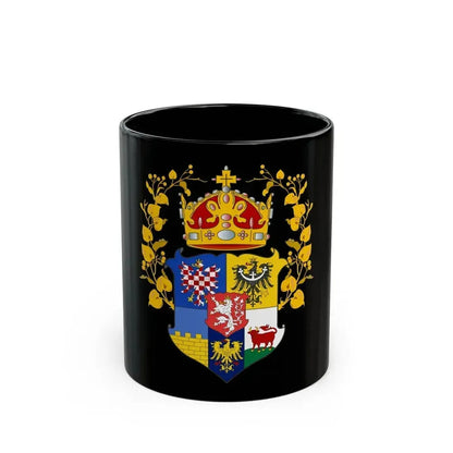 Coat of arms of the lands of the Bohemian Crown - Black Coffee Mug 11oz - Go Mug Yourself