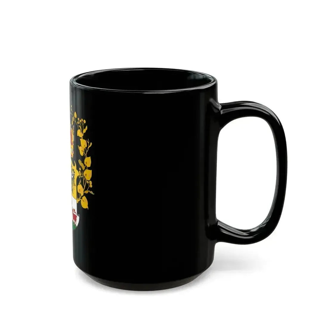 Coat of arms of the lands of the Bohemian Crown - Black Coffee Mug - Go Mug Yourself