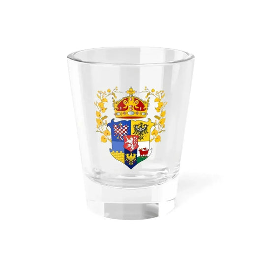 Coat of arms of the lands of the Bohemian Crown - Shot Glass 1.5oz 1.5oz - Go Mug Yourself