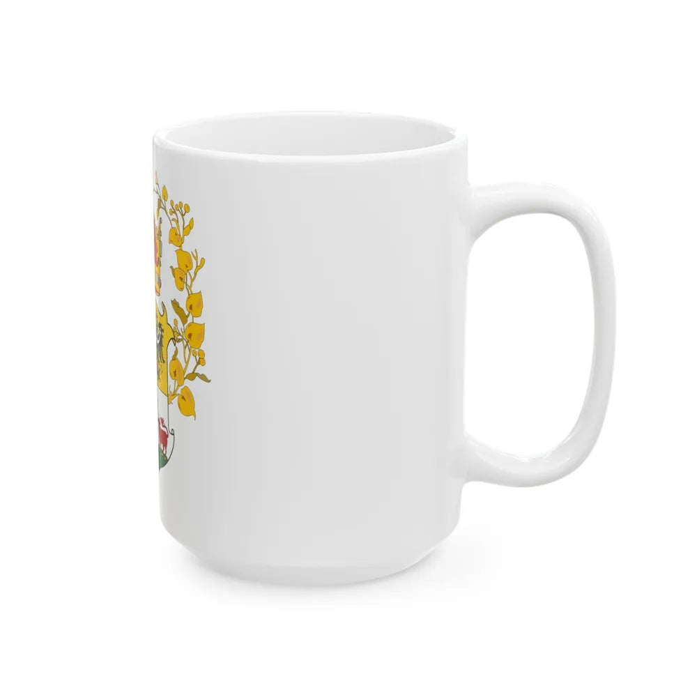 Coat of arms of the lands of the Bohemian Crown - White Coffee Mug-Go Mug Yourself