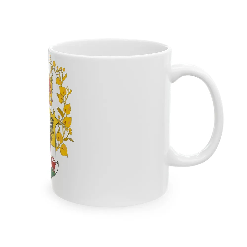 Coat of arms of the lands of the Bohemian Crown - White Coffee Mug-Go Mug Yourself