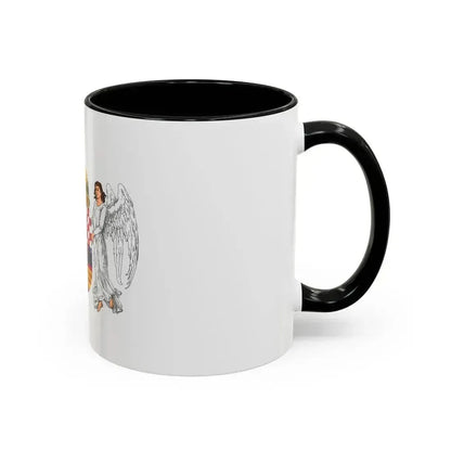 Coat of arms of the Lands of the Holy Hungarian Crown (1896-1915) - Accent Coffee Mug - Go Mug Yourself