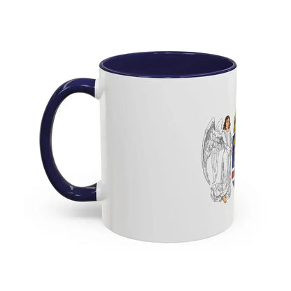 Coat of arms of the Lands of the Holy Hungarian Crown (1896-1915) - Accent Coffee Mug - Go Mug Yourself