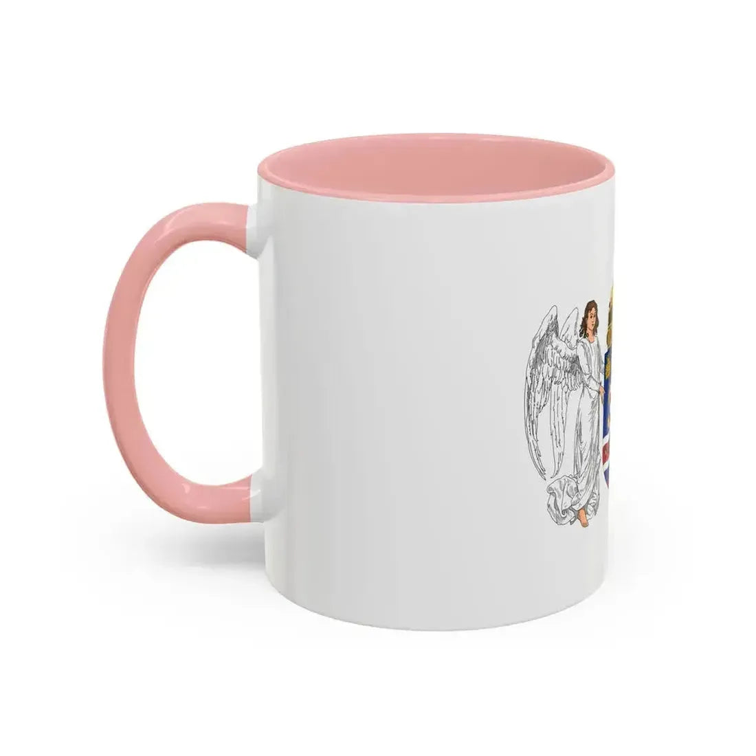 Coat of arms of the Lands of the Holy Hungarian Crown (1896-1915) - Accent Coffee Mug - Go Mug Yourself