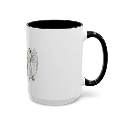 Coat of arms of the Lands of the Holy Hungarian Crown (1896-1915) - Accent Coffee Mug - Go Mug Yourself
