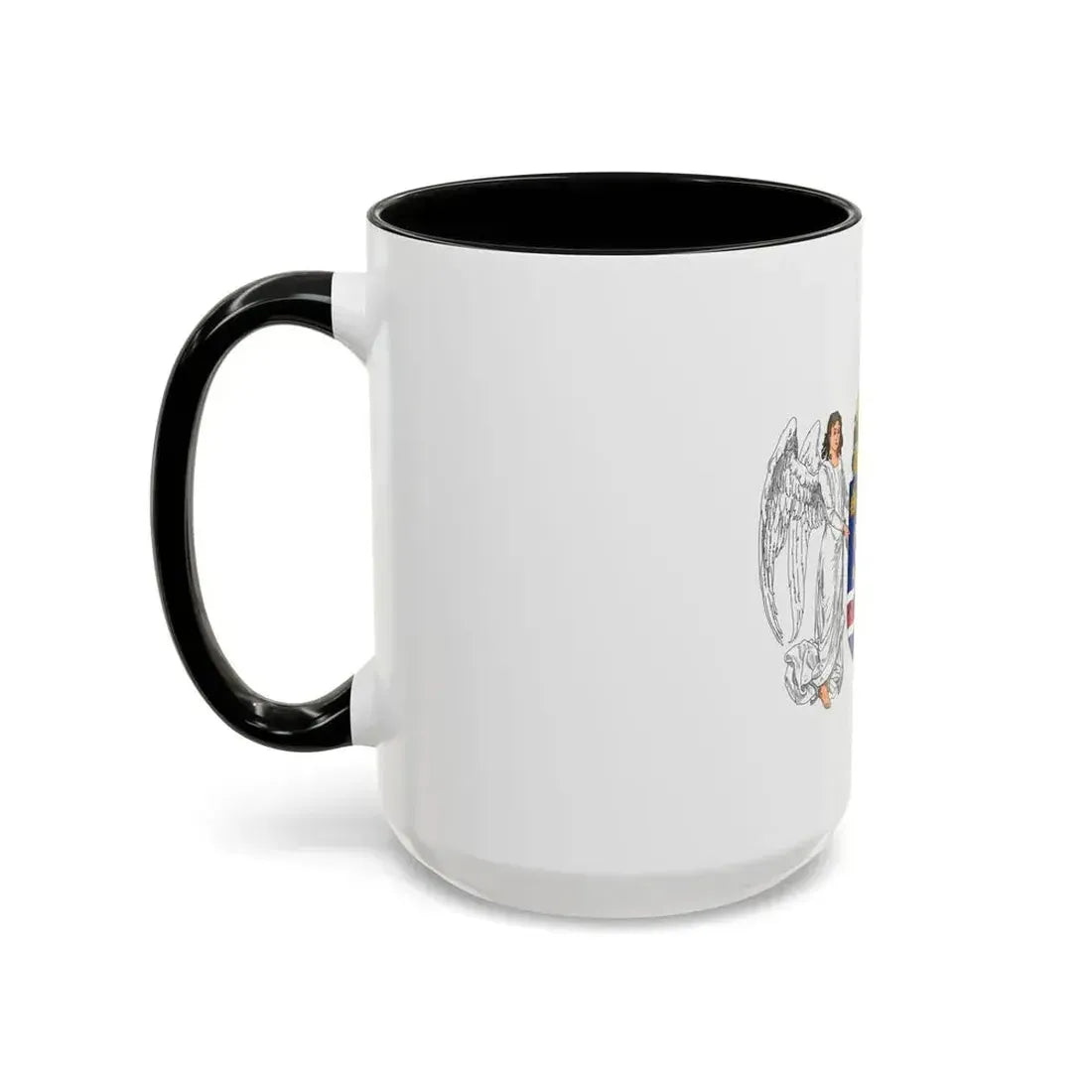 Coat of arms of the Lands of the Holy Hungarian Crown (1896-1915) - Accent Coffee Mug - Go Mug Yourself