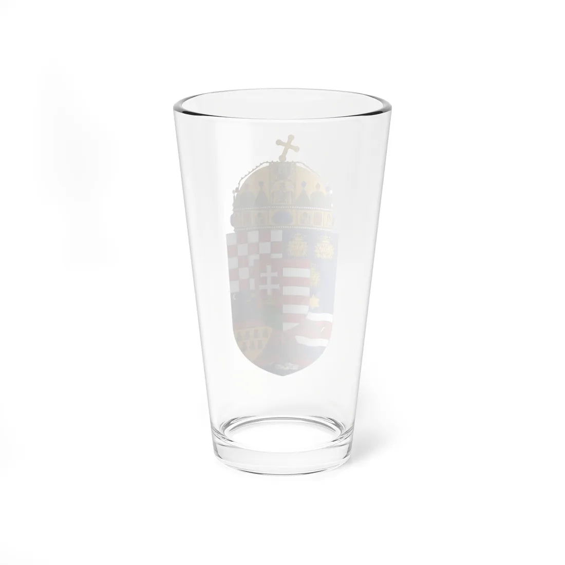 Coat of arms of the Lands of the Holy Hungarian Crown 1896-1915 (Austria) (Coat of Arms) Pint Glass 16oz - Go Mug Yourself