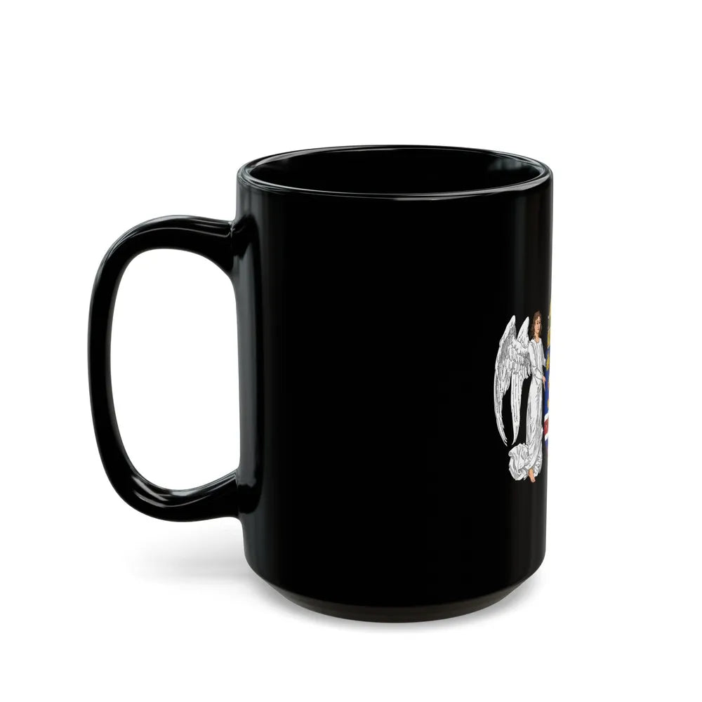 Coat of arms of the Lands of the Holy Hungarian Crown (1896-1915) - Black Coffee Mug-Go Mug Yourself