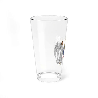 Coat of arms of the Lands of the Holy Hungarian Crown (1896-1915) - Pint Glass 16oz - Go Mug Yourself