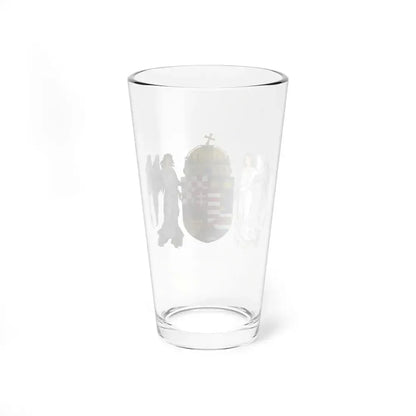 Coat of arms of the Lands of the Holy Hungarian Crown (1896-1915) - Pint Glass 16oz - Go Mug Yourself