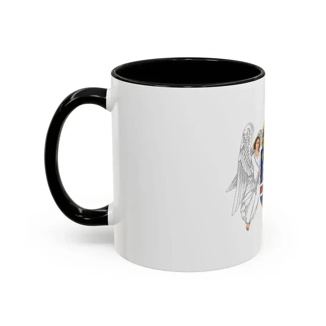Coat of arms of the Lands of the Holy Hungarian Crown (1915-1918, 1919-1946) - Accent Coffee Mug - Go Mug Yourself