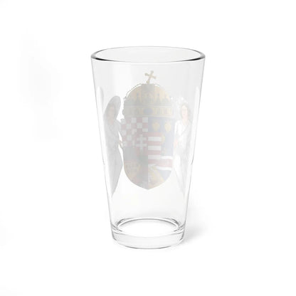 Coat of arms of the Lands of the Holy Hungarian Crown 1915-1918 1919-1946 angels (Austria) (Coat of Arms) Pint Glass 16oz - Go Mug Yourself