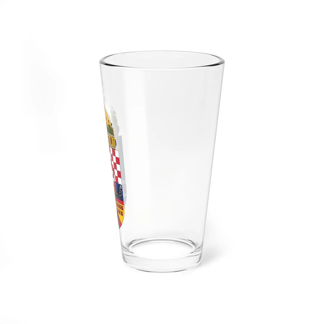 Coat of arms of the Lands of the Holy Hungarian Crown 1915-1918 1919-1946 (Austria) (Coat of Arms) Pint Glass 16oz - Go Mug Yourself