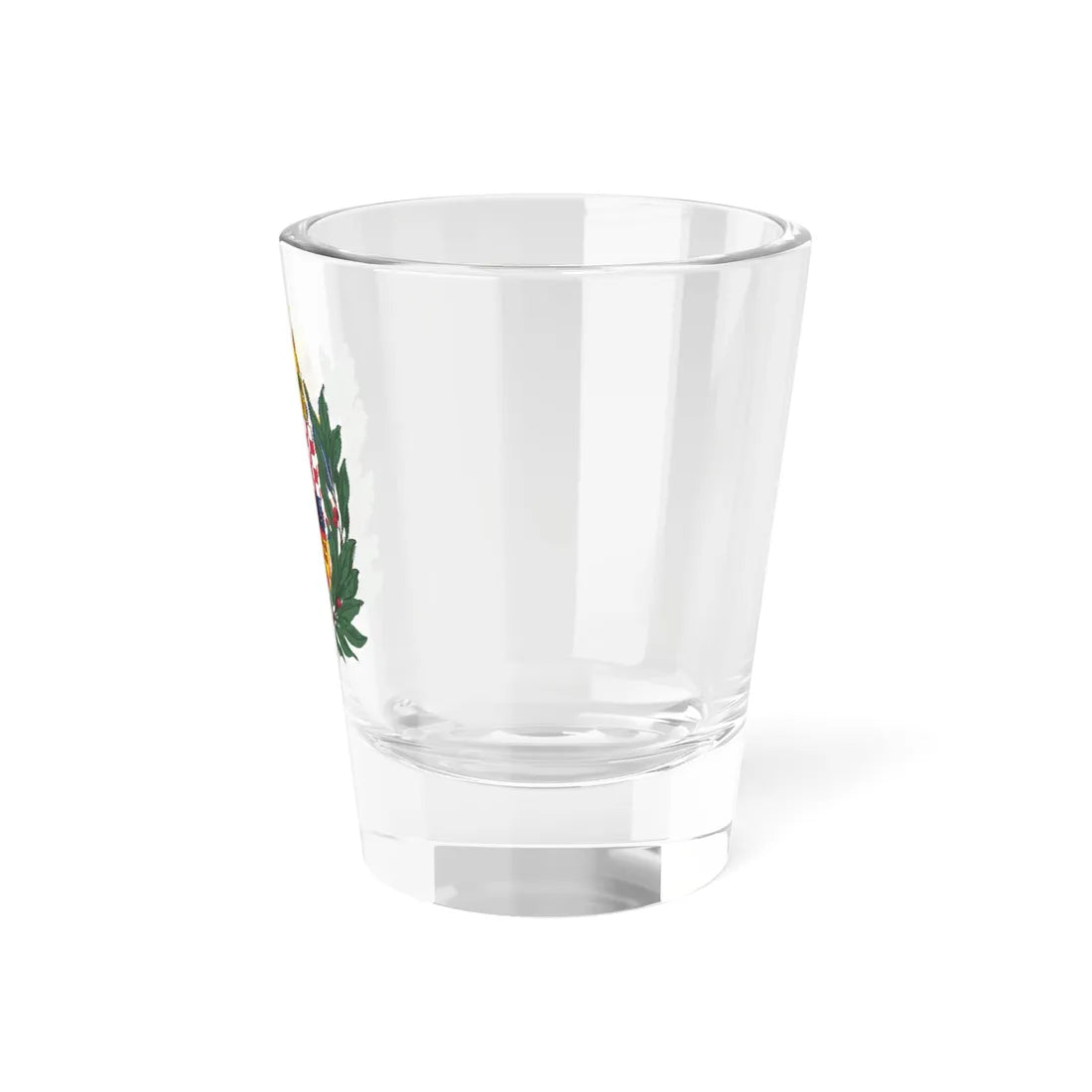 Coat of arms of the Lands of the Holy Hungarian Crown 1915-1918 1919-1946 oak and olive branches (Austria) (Coat of Arms) Shot Glass 1.5oz - Go Mug Yourself
