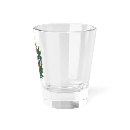 Coat of arms of the Lands of the Holy Hungarian Crown 1915-1918 1919-1946 oak and olive branches (Austria) (Coat of Arms) Shot Glass 1.5oz - Go Mug Yourself