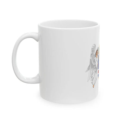 Coat of arms of the Lands of the Holy Hungarian Crown (1915-1918, 1919-1946) - White Coffee Mug-Go Mug Yourself