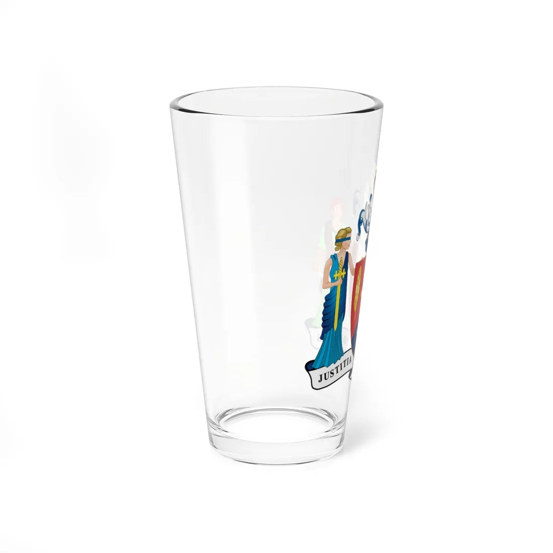 Coat of arms of the Law Institute of Victoria (Australia) (Coat of Arms) Pint Glass 16oz - Go Mug Yourself