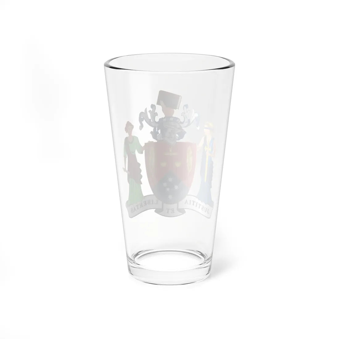 Coat of arms of the Law Institute of Victoria (Australia) (Coat of Arms) Pint Glass 16oz - Go Mug Yourself
