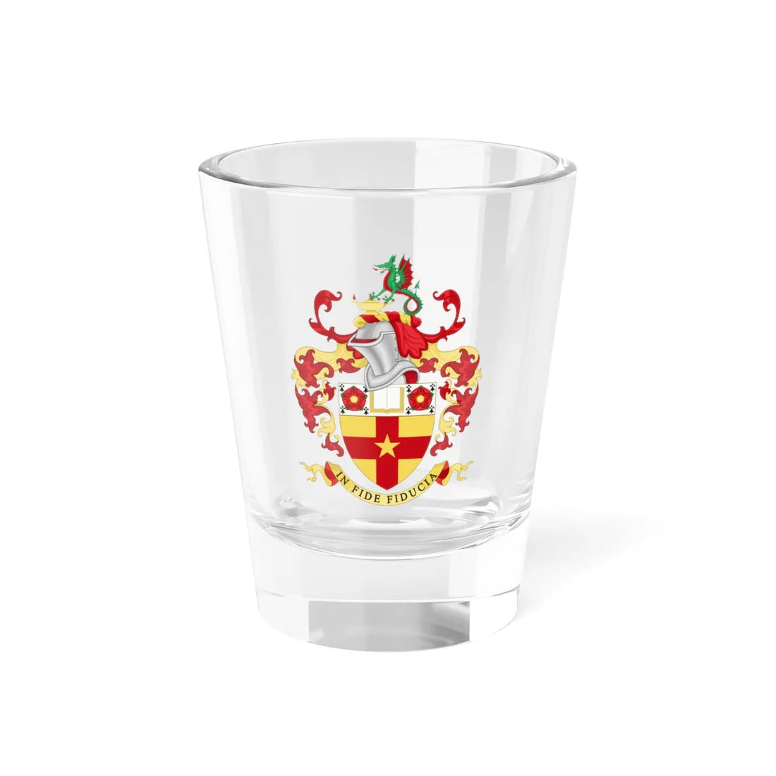 Coat of Arms of The Leys School (England) (Coat of Arms) Shot Glass 1.5oz 1.5oz - Go Mug Yourself