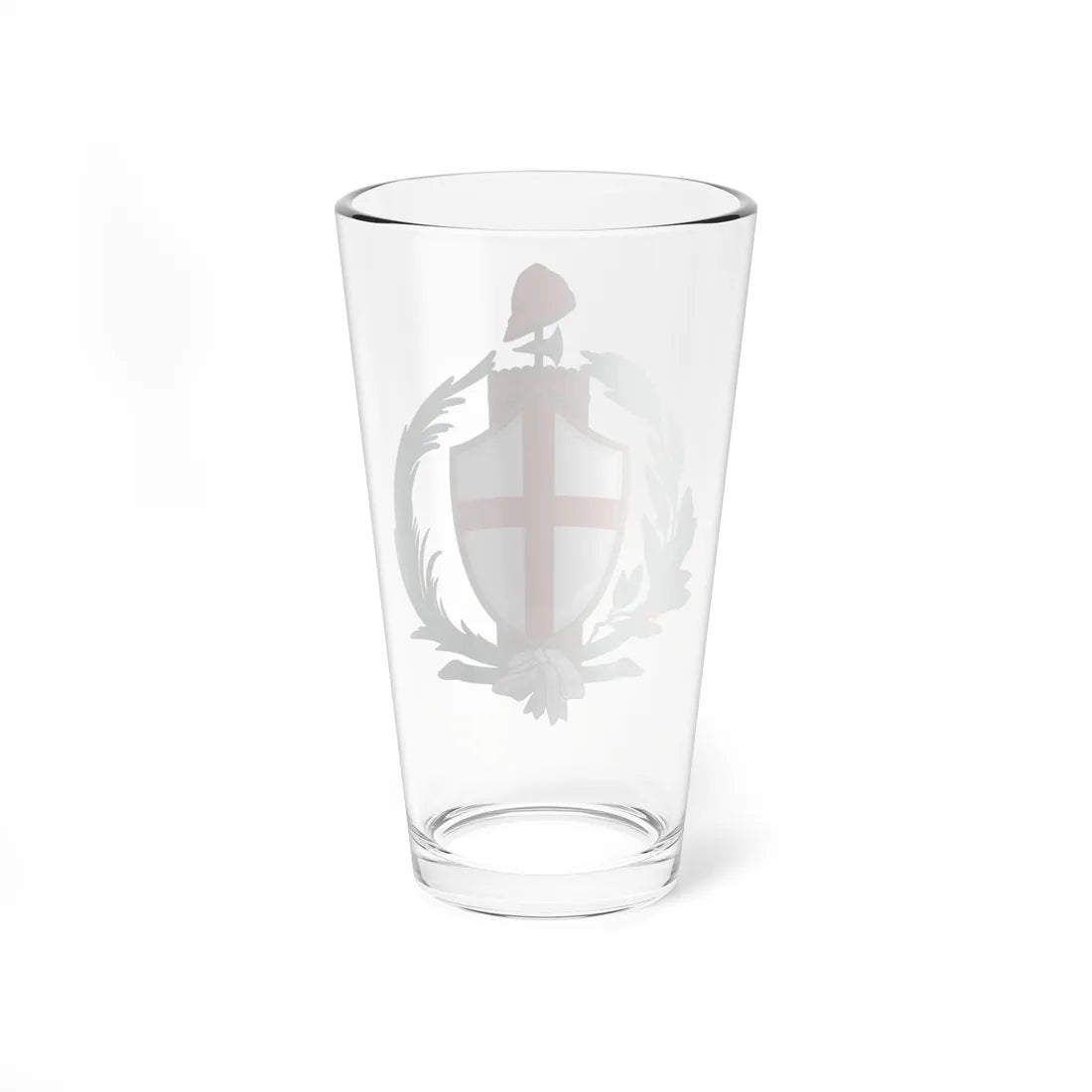 Coat of arms of the Ligurian Republic (Italy) (Coat of Arms) Pint Glass 16oz - Go Mug Yourself