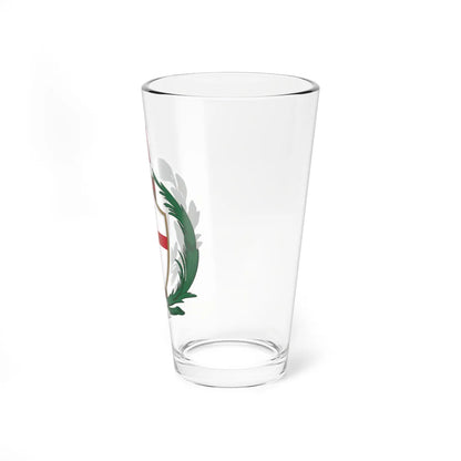 Coat of arms of the Ligurian Republic (Italy) (Coat of Arms) Pint Glass 16oz - Go Mug Yourself