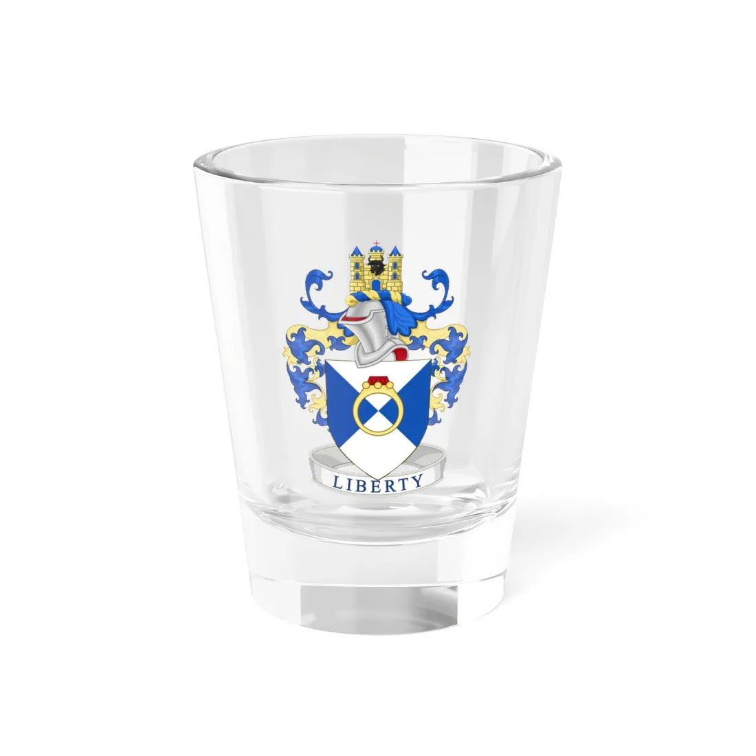 Coat of arms of the London Borough of Havering (England) (Coat of Arms) Shot Glass 1.5oz 1.5oz - Go Mug Yourself