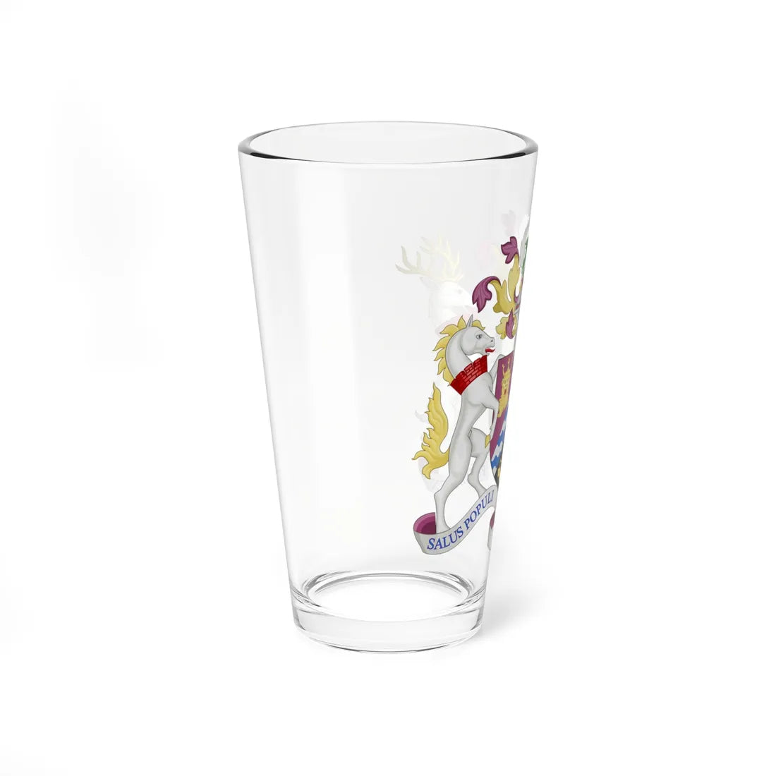 Coat of arms of the London Borough of Lewisham (England) (Coat of Arms) Pint Glass 16oz - Go Mug Yourself
