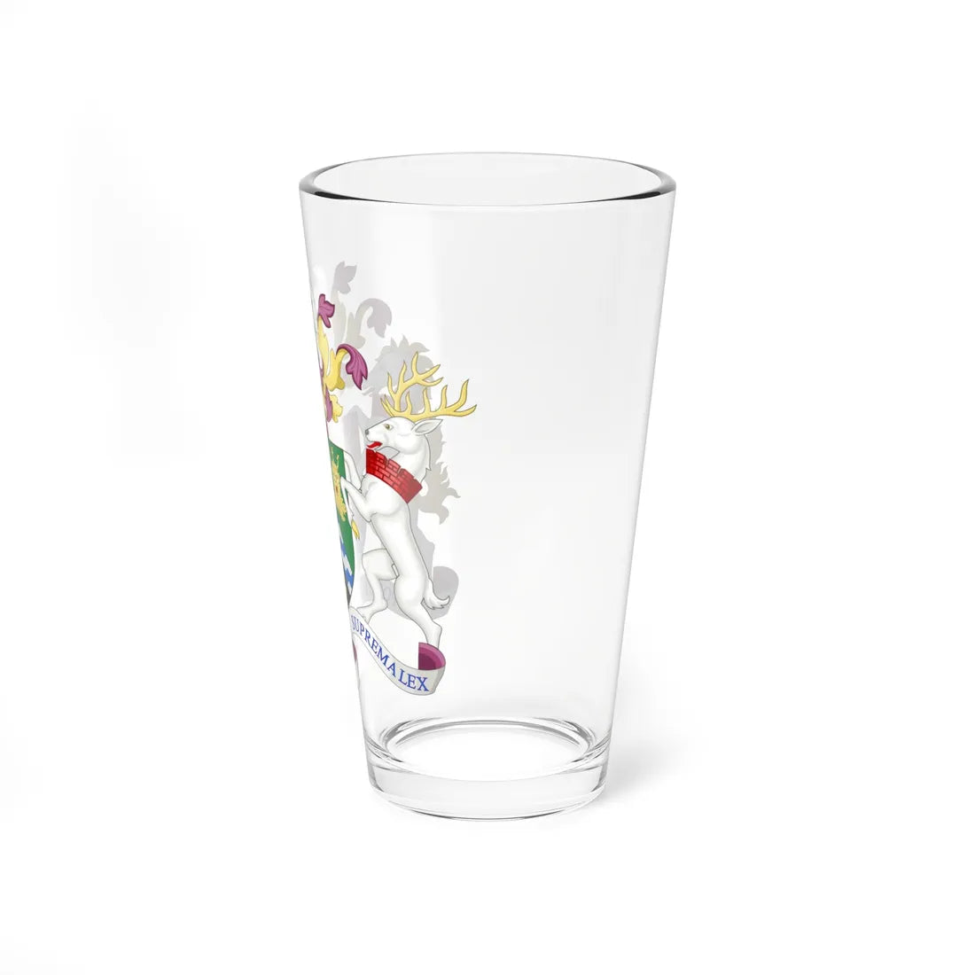 Coat of arms of the London Borough of Lewisham (England) (Coat of Arms) Pint Glass 16oz - Go Mug Yourself