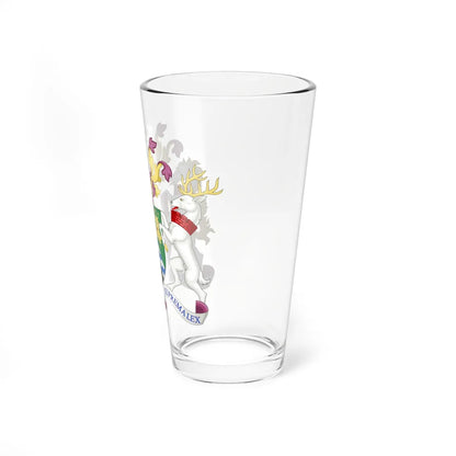 Coat of arms of the London Borough of Lewisham (England) (Coat of Arms) Pint Glass 16oz - Go Mug Yourself