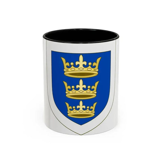 Coat of arms of the Lordship of Ireland - Accent Coffee Mug 11oz Black - Go Mug Yourself