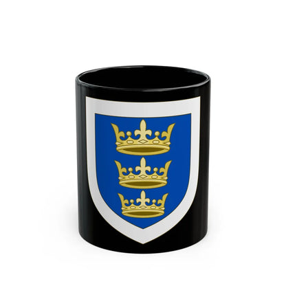 Coat of arms of the Lordship of Ireland - Black Coffee Mug-11oz-Go Mug Yourself