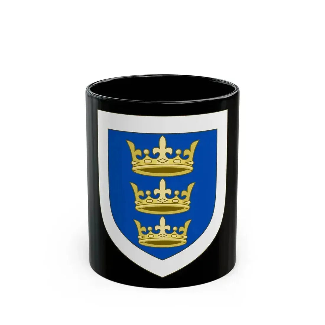 Coat of arms of the Lordship of Ireland - Black Coffee Mug 11oz - Go Mug Yourself